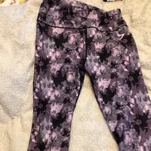 Gymshark purple camo leggings